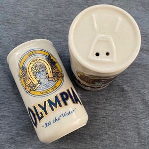 1950s Olympia Salt & Pepper Shakers